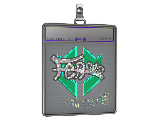 Item Sticker Slab | fer (Glitter) | Antwerp 2022