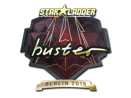 Item Sticker | buster (Gold) | Berlin 2019