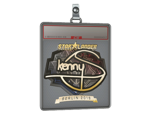 Item Sticker Slab | kennyS (Gold) | Berlin 2019