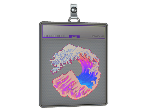 Item Sticker Slab | Great Wave (Holo)