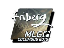 Item Sticker | friberg (Foil) | MLG Columbus 2016