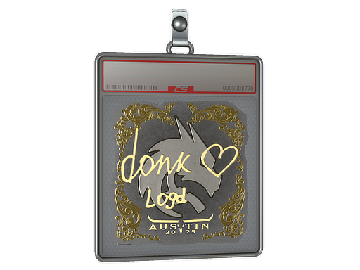 Item Sticker Slab | donk (Gold) | Austin 2025