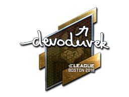 Item Sticker | devoduvek (Foil) | Boston 2018