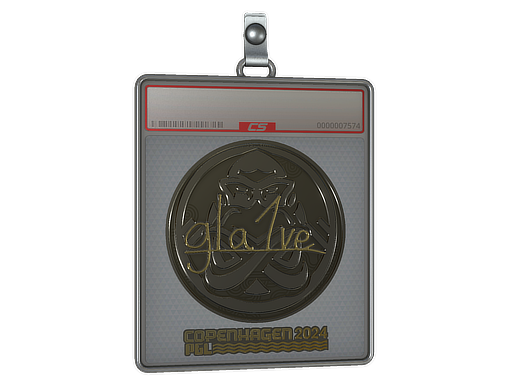 Item Sticker Slab | gla1ve (Gold) | Copenhagen 2024