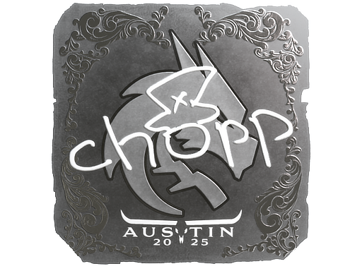 Item Sticker | chopper (Foil) | Austin 2025