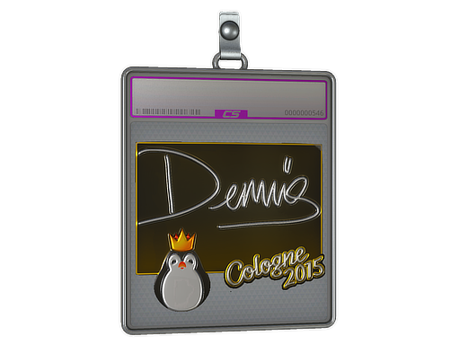 Item Sticker Slab | dennis (Foil) | Cologne 2015