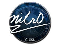 Item Sticker | nitr0 (Foil) | Katowice 2019