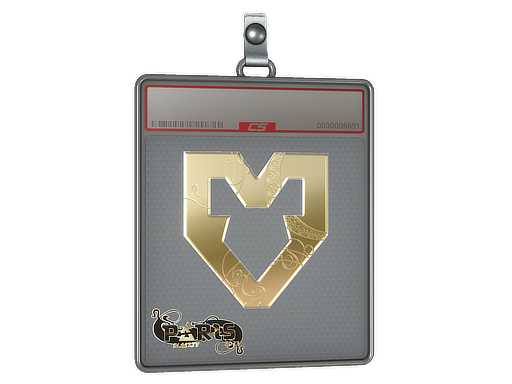 Item Sticker Slab | MOUZ (Gold) | Paris 2023