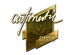 Item Sticker | autimatic (Gold) | Boston 2018