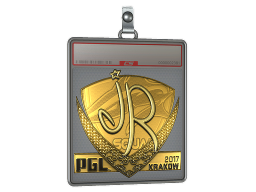 Item Sticker Slab | jR (Gold) | Krakow 2017