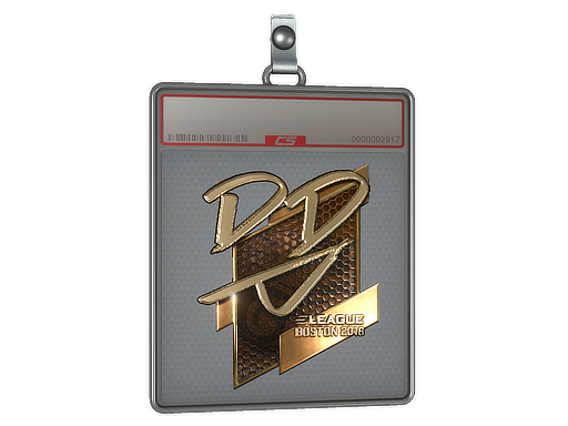 Item Sticker Slab | DD (Gold) | Boston 2018