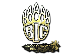 Item Sticker | BIG (Gold) | Antwerp 2022