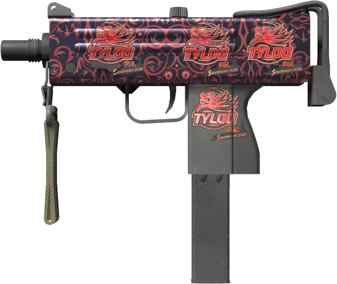 Item MAC-10 | Red Filigree