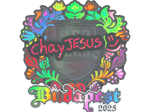 Item Sticker | chayJESUS (Holo) | Budapest 2025