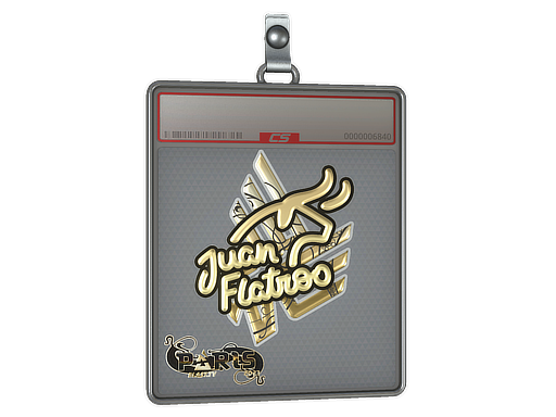 Item Sticker Slab | juanflatroo (Gold) | Paris 2023