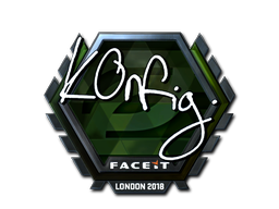 Item Sticker | k0nfig (Foil) | London 2018
