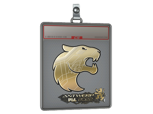 Item Sticker Slab | FURIA (Gold) | Antwerp 2022