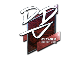 Item Sticker | DD (Foil) | Boston 2018