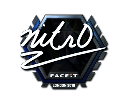 Item Sticker | nitr0 (Foil) | London 2018