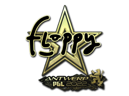 Item Sticker | floppy (Gold) | Antwerp 2022