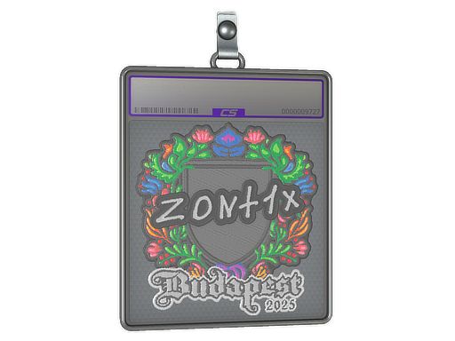 Item Sticker Slab | zont1x (Embroidered) | Budapest 2025
