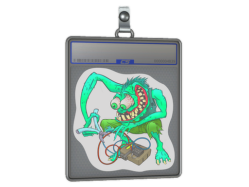 Item Sticker Slab | Green Bombster