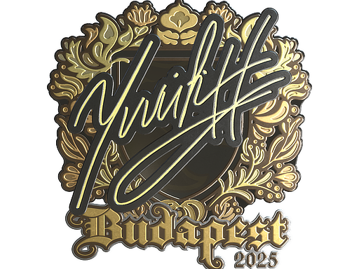 Item Sticker | yuurih (Gold) | Budapest 2025