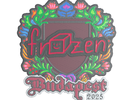 Item Sticker | frozen (Embroidered) | Budapest 2025