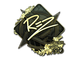 Item Sticker | REZ (Gold) | Rio 2022