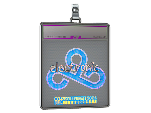 Item Sticker Slab | electronic (Holo) | Copenhagen 2024