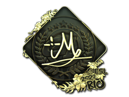 Item Sticker | iM (Gold) | Rio 2022