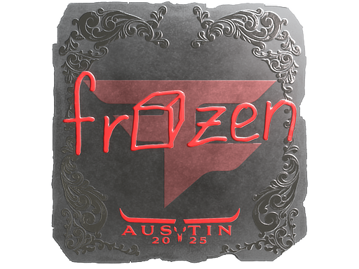 Item Sticker | frozen (Foil) | Austin 2025