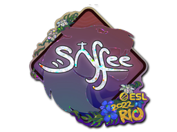 Item Sticker | saffee (Glitter) | Rio 2022