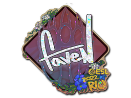 Item Sticker | faveN (Glitter) | Rio 2022