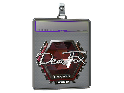 Item Sticker Slab | DeadFox (Foil) | London 2018