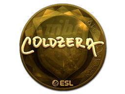Item Sticker | coldzera (Gold) | Katowice 2019
