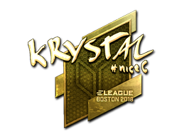 Item Sticker | kRYSTAL (Gold) | Boston 2018