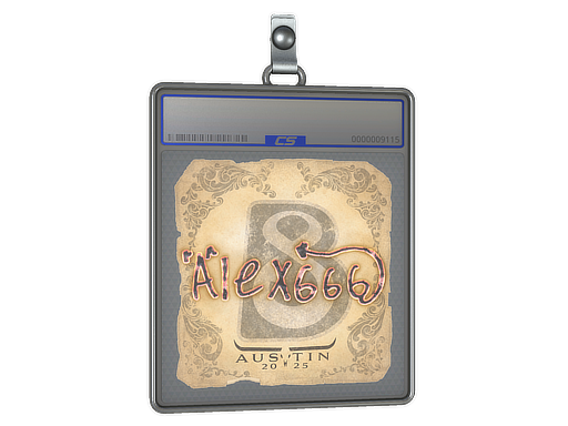 Item Sticker Slab | alex666 | Austin 2025