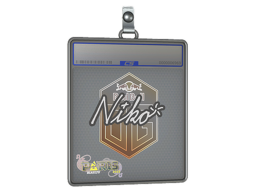 Item Sticker Slab | niko  | Paris 2023