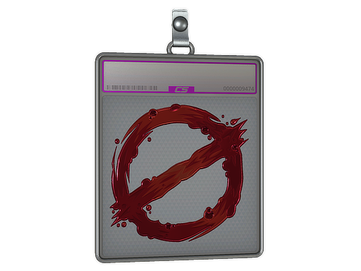 Item Sticker Slab | Hands Off (Foil)