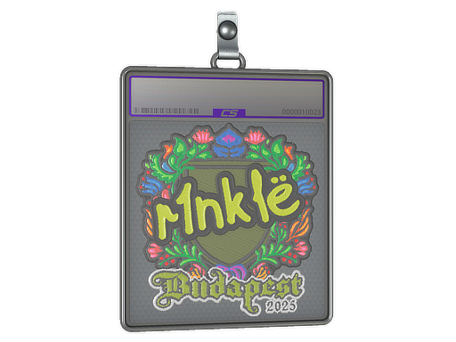Item Sticker Slab | r1nkle (Embroidered) | Budapest 2025