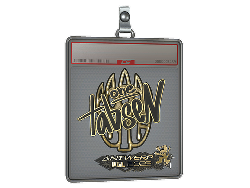 Item Sticker Slab | tabseN (Gold) | Antwerp 2022
