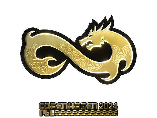 Item Sticker | Eternal Fire (Gold) | Copenhagen 2024