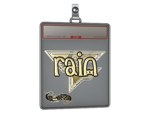 Item Sticker Slab | rain (Gold) | Paris 2023