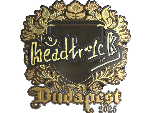 Item Sticker | headtr1ck (Gold) | Budapest 2025