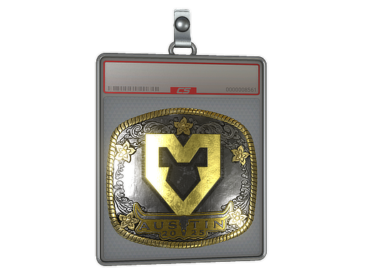 Item Sticker Slab | MOUZ (Gold) | Austin 2025