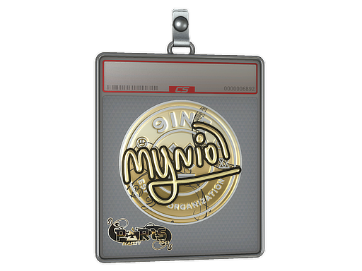 Item Sticker Slab | mynio (Gold) | Paris 2023