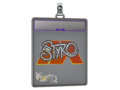 Item Sticker Slab | STYKO (Glitter) | Paris 2023