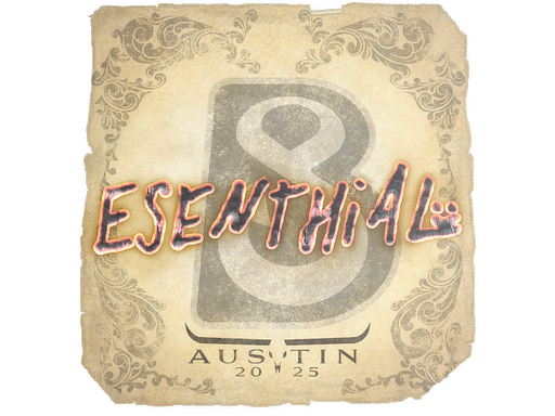 Item Sticker | esenthial | Austin 2025