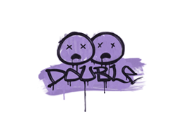 Item Sealed Graffiti | Double (Violent Violet)